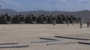 B-Roll: U.S. Marines with Echo Co., 2nd Bn., 5th Marines, participate in mechanized raid classes