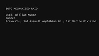 U.S. Marines speak about EOTG Mechanized Raid