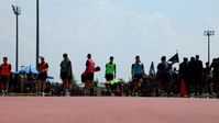Relay Race and Awards Ceremony during KATUSA Friendship Week broll