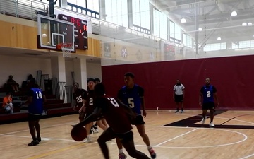 Basketball during KATUSA Friendship Week broll
