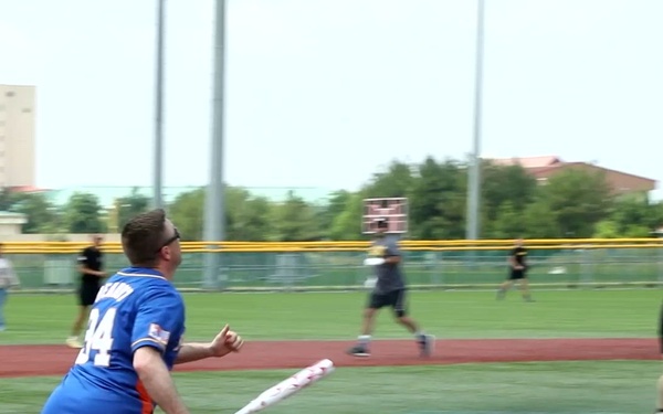 Baseball during KATUSA Friendship Week broll
