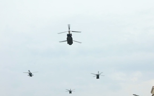 8th Army Run during KATUSA Friendship Week broll