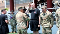 Warrior Week Closing Ceremony broll
