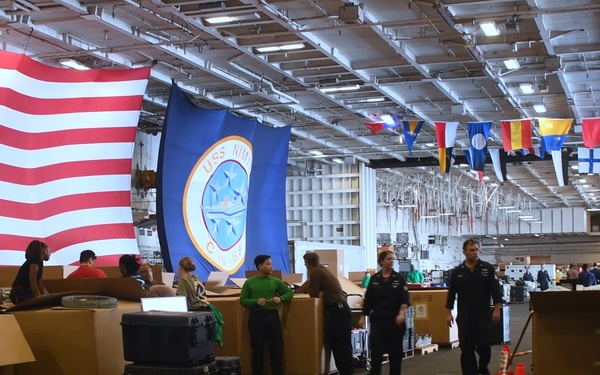 Nimitz Prepares to Offload Carrier Air Wing 17