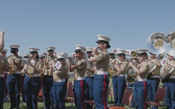 The Quantico Marine Band performs a Flag Day concert for American Legion Post 38