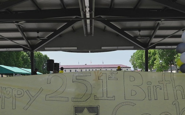 Curry Dinning Facility hosts 251st Army Birthday Cookout