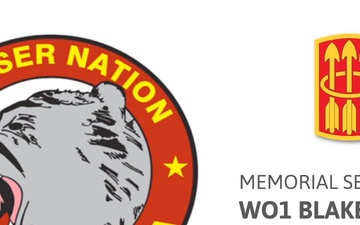WO1 Blake Munck Memorial Service