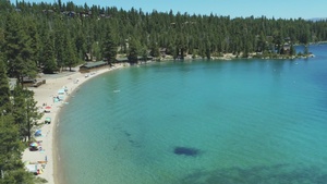 Aerial views of Meeks Bay