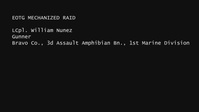 U.S. Marines speak about EOTG Mechanized Raid