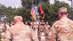1st Infantry Division Casing of the Colors