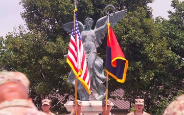 1st Infantry Division Casing of the Colors