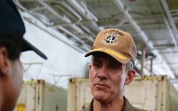 Admiral Sardiello Visits USS Nimitz