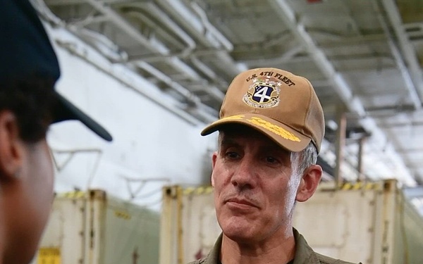 Admiral Sardiello Visits USS Nimitz