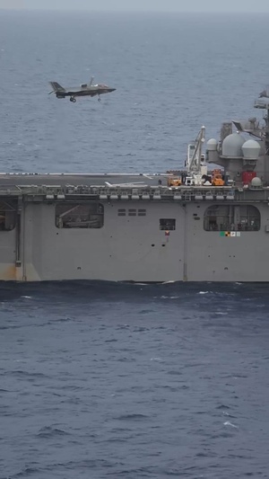 Kearsarge Conducts F-35 Flight Operations During TCAT