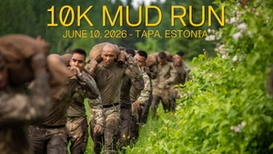 U.S., U.K., French soldiers participate in commemorative Bir Hakeim 10K mud race in Estonia