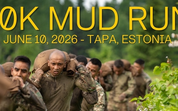 U.S., U.K., French soldiers participate in commemorative Bir Hakeim 10K mud race in Estonia