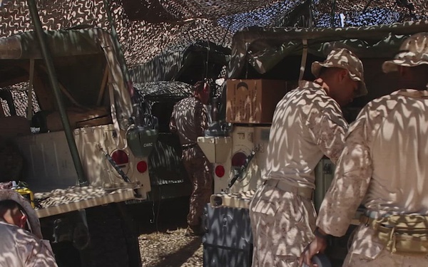 Marines with 2/24 conduct a FSCE during SLTE 3-26