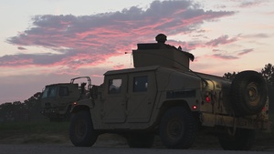U.S. Reserve Soldiers Conduct Convoy Operations