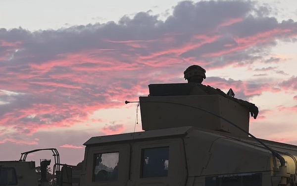 U.S. Reserve Soldiers Conduct Convoy Operations