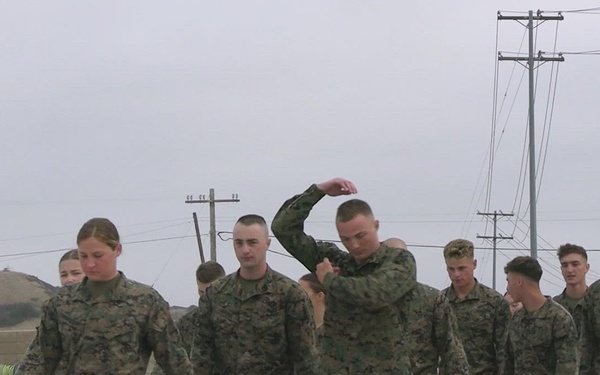 B-Roll: U.S. Marines with 1st CEB host modified swim qualification for FMF
