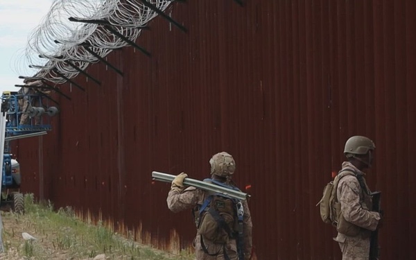 A day on the line: JTF-SB Marines reinforce southern border security