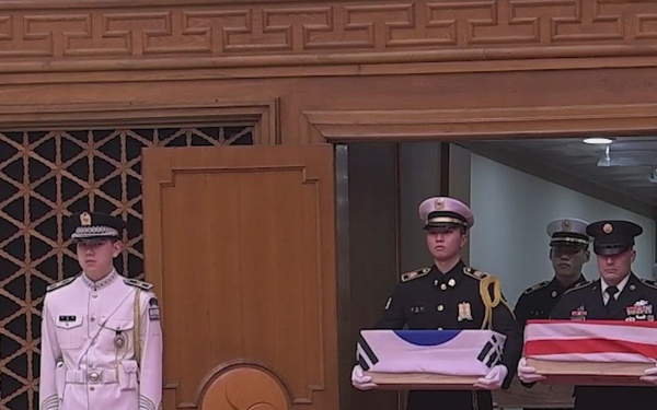 Joint Korean War Repatriation Ceremony