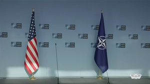 Hegseth, NATO Secretary General Speak Before Defense Meeting