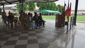 Headquarters and Headquarters Detachment 509th Strategic Signal Battalion change of responsibility ceremony