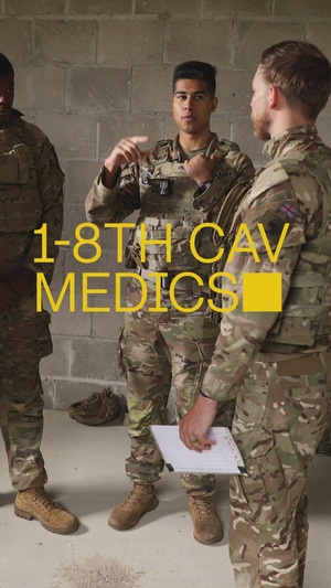Day 1: 1-8 CAV Medics train with British Light Dragoons — Exercise Guard Streetfighter, Poland