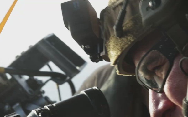 31st MEU | U.S. Marines conduct aerial sniper training | B-Roll 8/8