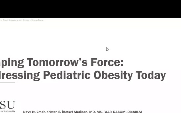 S03: Shaping Tomorrow’s Force: Addressing Pediatric Obesity Today