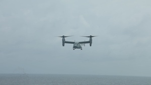 LCF-24: MV-22B Osprey DLQ aboard Fort Lauderdale (B-Roll)