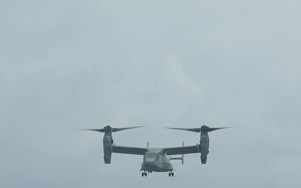 LCF-24: MV-22B Osprey DLQ aboard Fort Lauderdale (B-Roll)