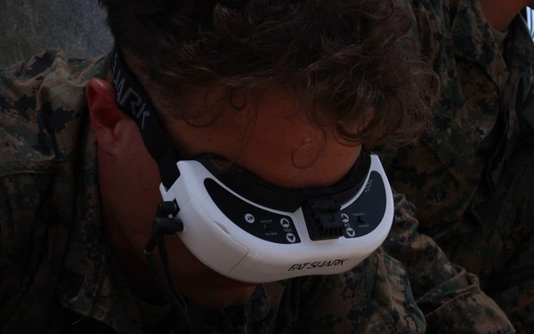 3rd Littoral Combat Team Marines train with attack drones in the Philippines