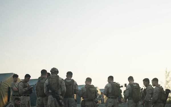 3rd Littoral Combat Team Marines conduct ambush patrols during Tactical Small Unit Leaders Course