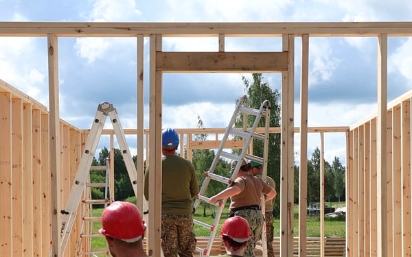 Naval Construction Battalion (NCB) 14 in Skrunda during BALTOPS 2026