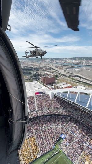 16th Combat Aviation Brigade FIFA Flyover