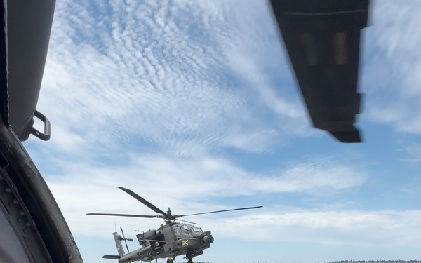 16th Combat Aviation Brigade FIFA Flyover