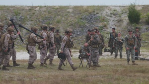 Fleet Exercise 250 | Marines with 1st Bn, 2nd Marines conduct Bilateral Mortar Range with Spanish marines