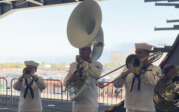 USS Carl Vinson hosts reception for NASCAR San Diego Weekend