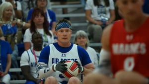 Air Force Warrior Games athletes compete in rugby (b roll)