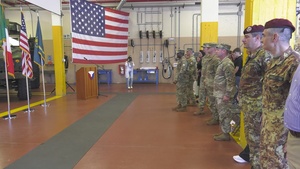 405th Army Field Support Brigade-Africa Conducts Change of Command Ceremony