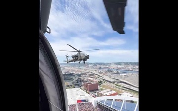 16th Combat Aviation Brigade FIFA Flyover