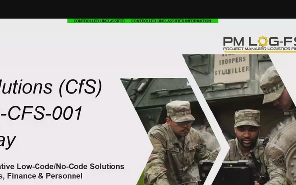 CPE ES2 &amp; Army Contracting Command PM LOG-FIN Industry Event