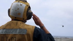 Delbert D. Black Conducts Flight Operations