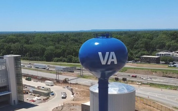 Louisville VA Medical Center construction progress as of June 4, 2026