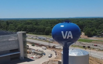 Louisville VA Medical Center construction progress as of June 4, 2026 without text
