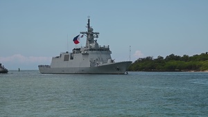 Philippine Navy frigate BRP Miguel Malvar (FFG-6) Arrives to Pearl Harbor for RIMPAC 2026