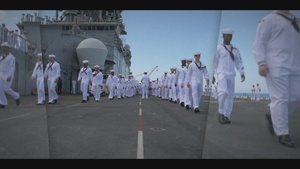 USS Essex Mans the Rails for RIMPAC26