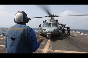 USS Rafael Peralta Conducts Flight Operations